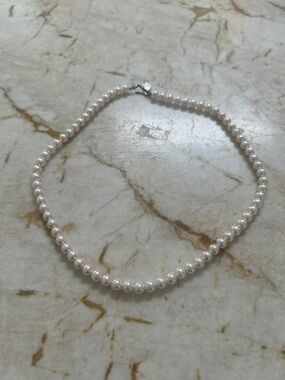 Classic White Pearl Necklace - Women's Jewelry